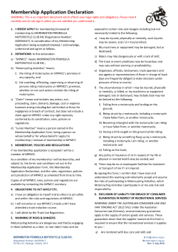MPMMC Membership Application Form